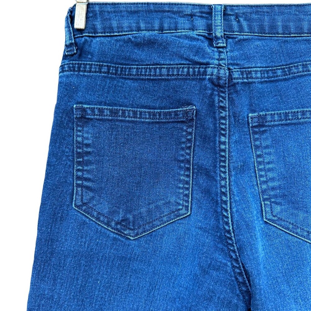 H&M Dark Blue Skinny Mid Rise Stretch Jeans Size 4 - Picture 11 of 11